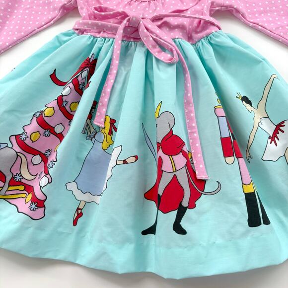 Eleanor Rose Tori Holiday Dress Size 18 Months Pink Blue - Picture 9 of 15